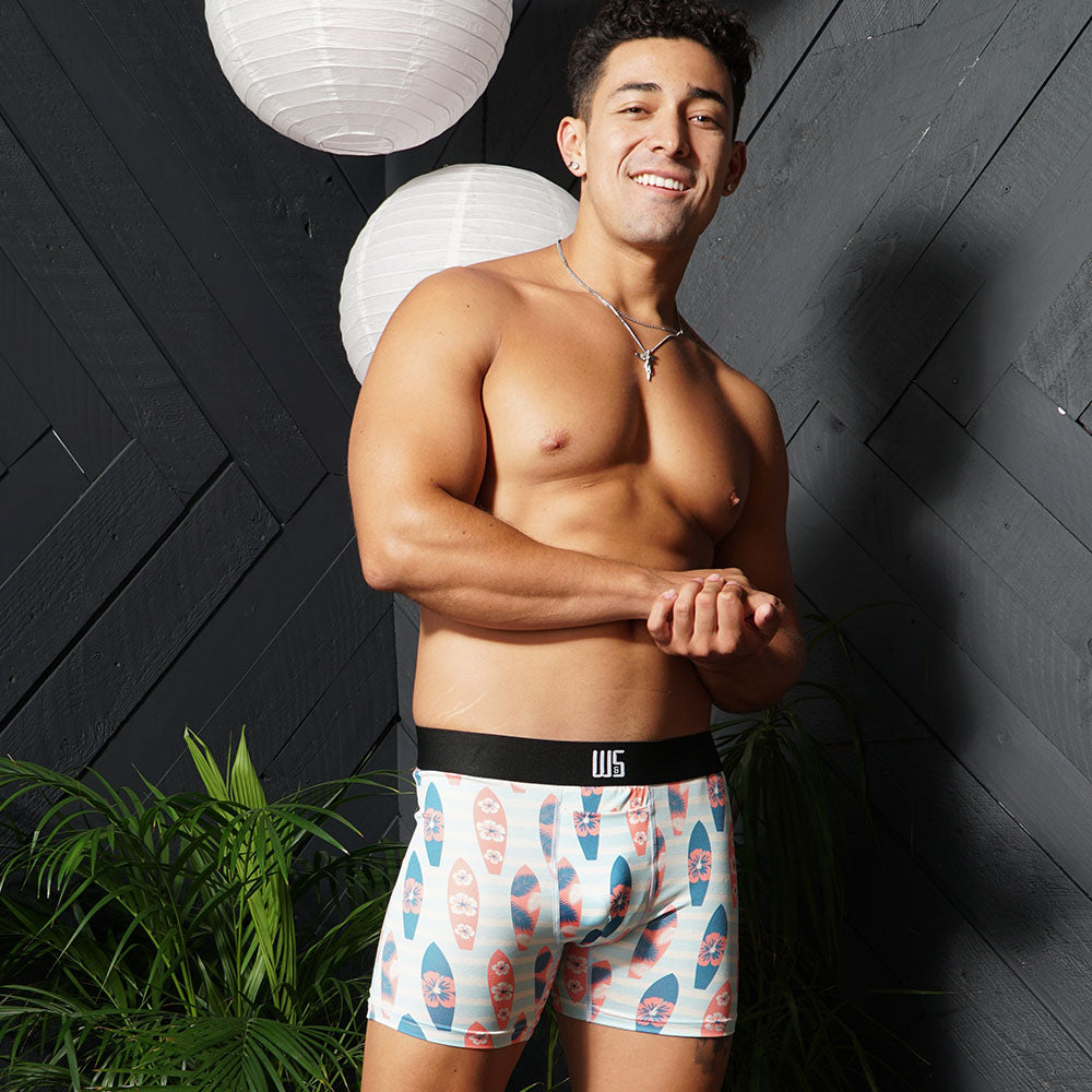 4" Inseam Trunk Boxer Briefs W/Chafe Safe Pouch