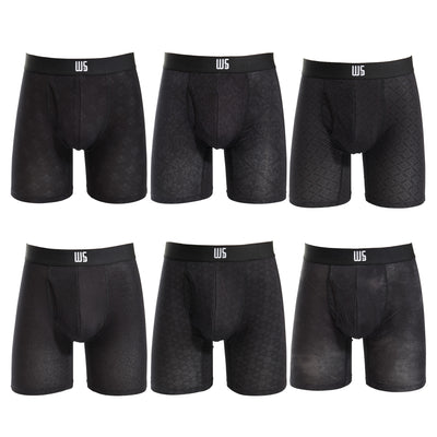 6" Inseam Boxer Briefs - MicroModal - W/Chafe Safe Pouch