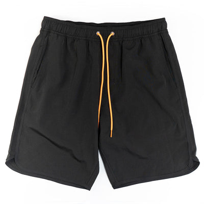 Navy Blue Swim Trunks W/Performance Liner | 8" Inseam