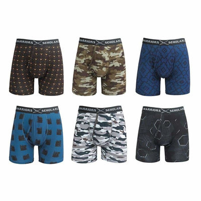 8 FOR 6: Get 8 Cotton Softer Than Cotton Boxer Briefs For The Price Of 6 - S / Spartan