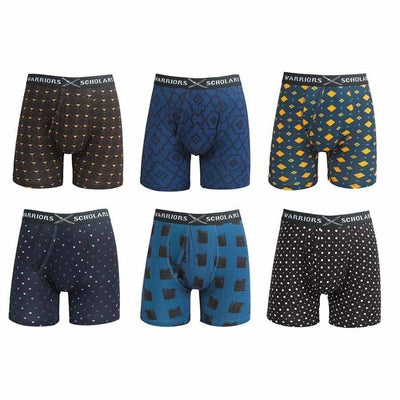 Boxer Brief 6 Pack - Cotton Softer Than Cotton Fabric - S / Wolverine