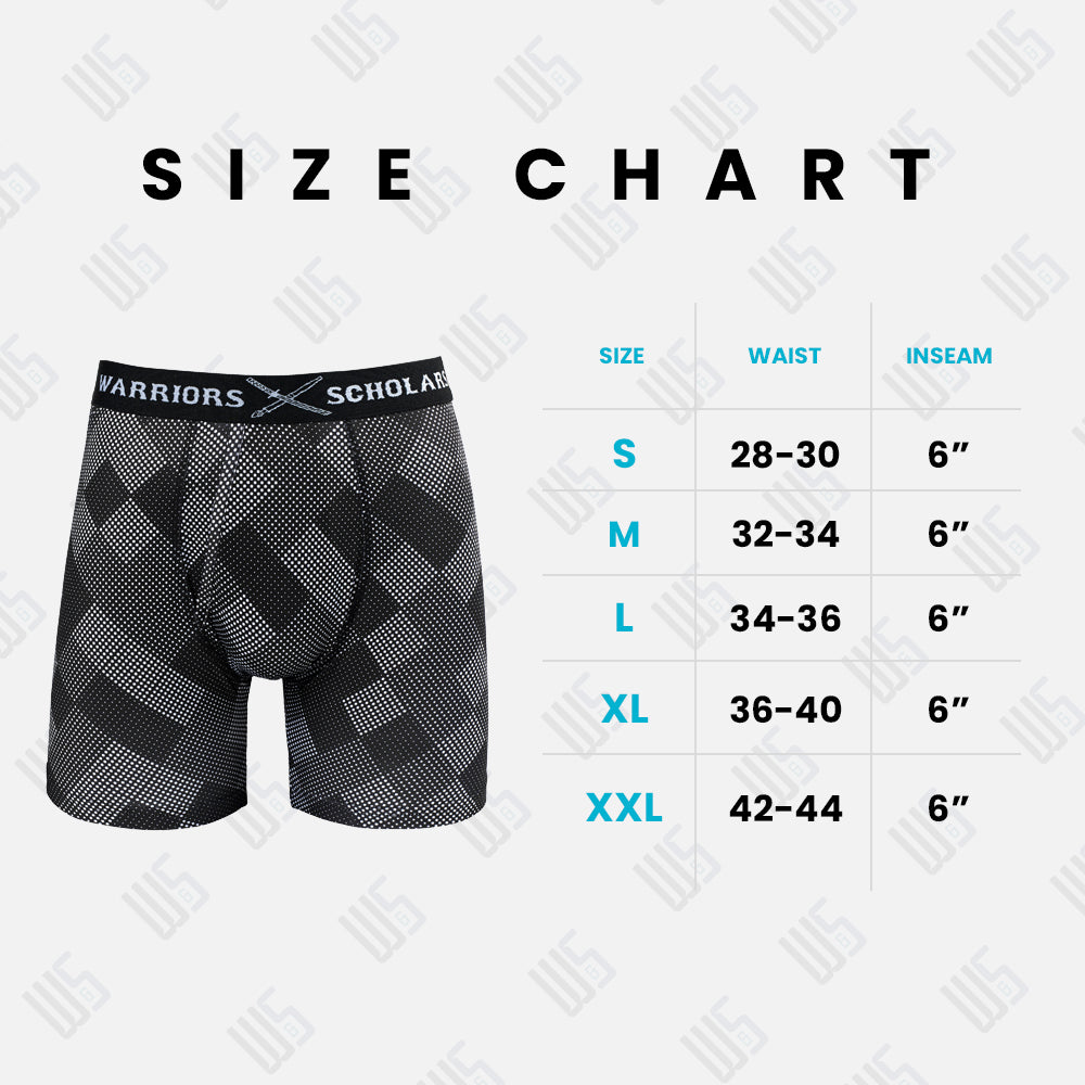 Standard Pouch - Boxer Brief 6 Pack - WarriorFit Tech Fabric