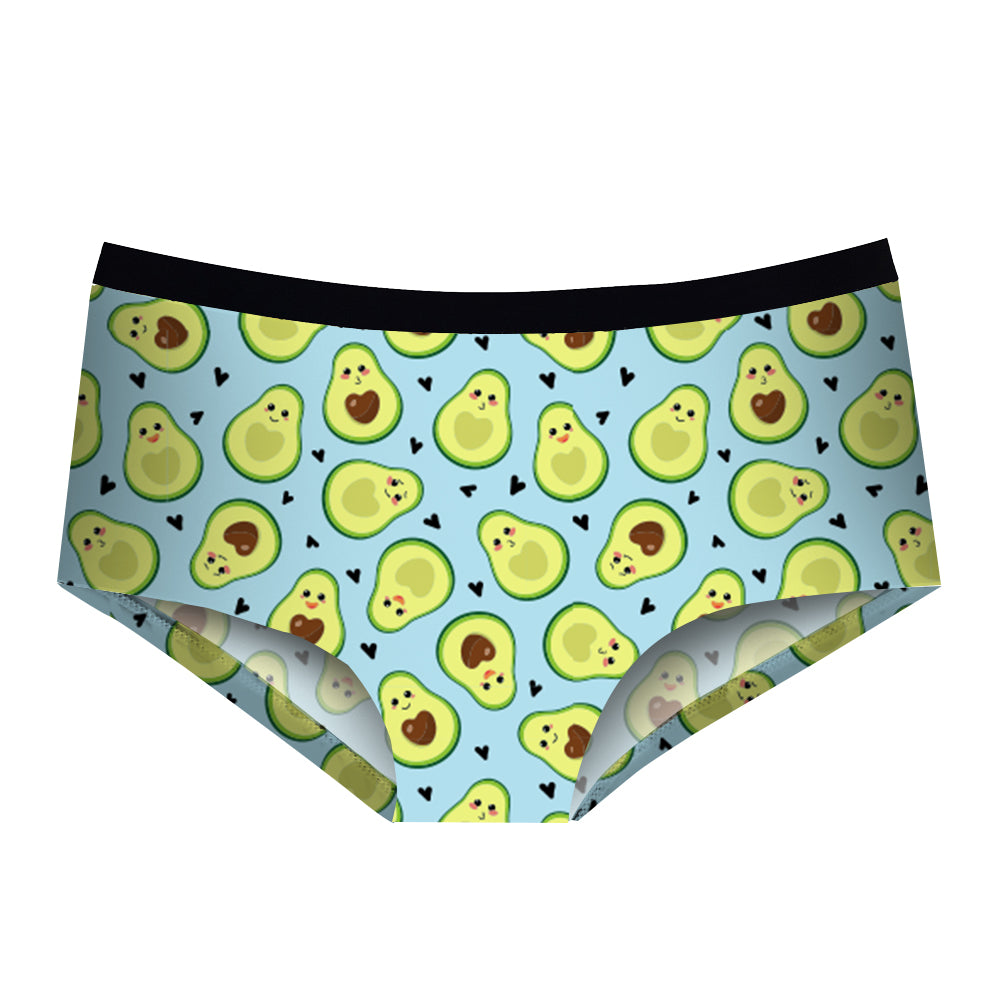 Avocados and hearts cheeky Bikini