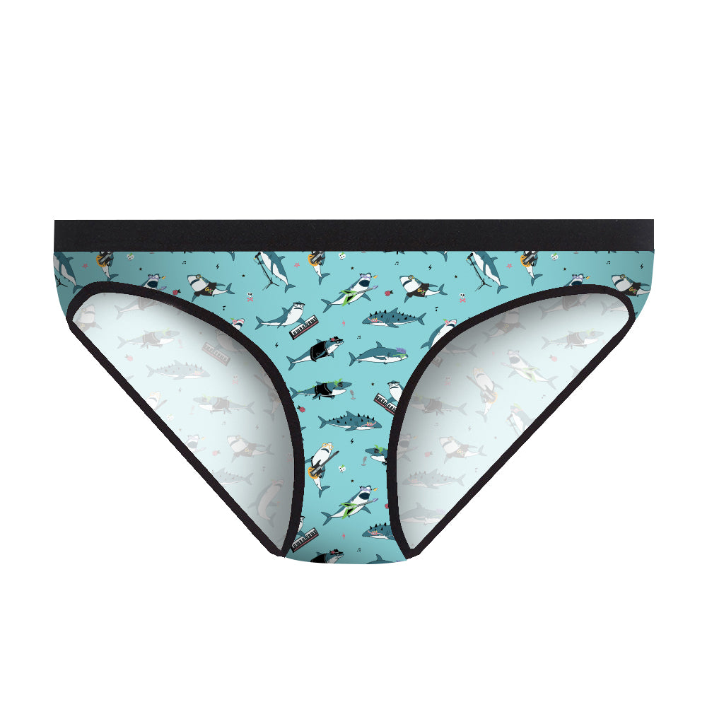 Shark with guitars Bikini