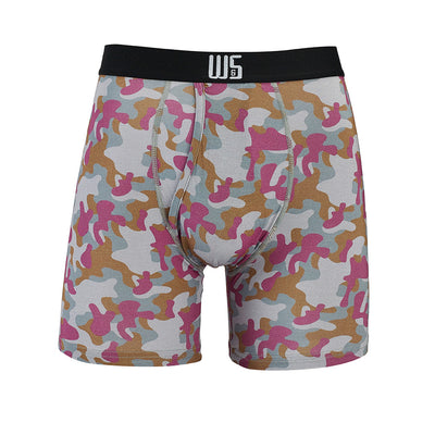 Camo purple and green boxer