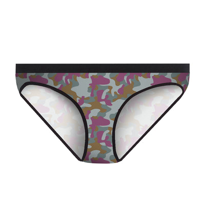 Camo purple and green bikini